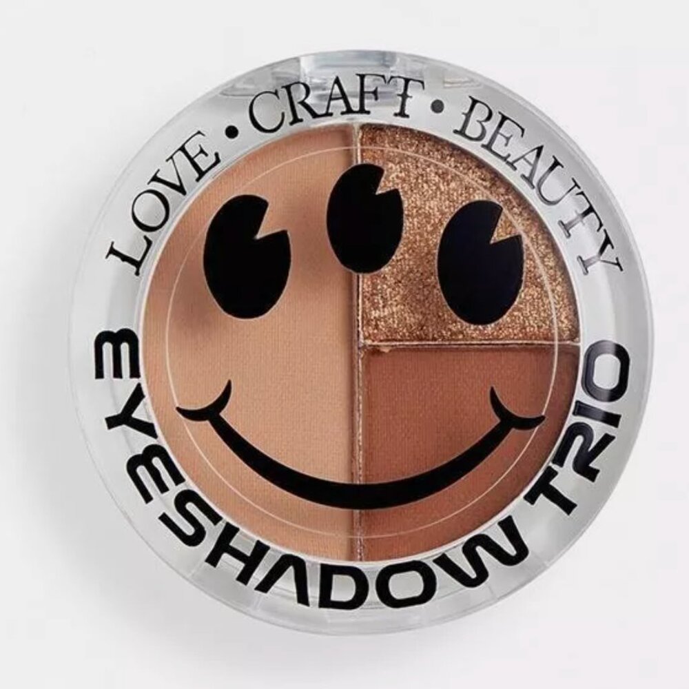 Brand New LOVE+CRAFT+BEAUTY Muted Techno Eyeshadow Trio